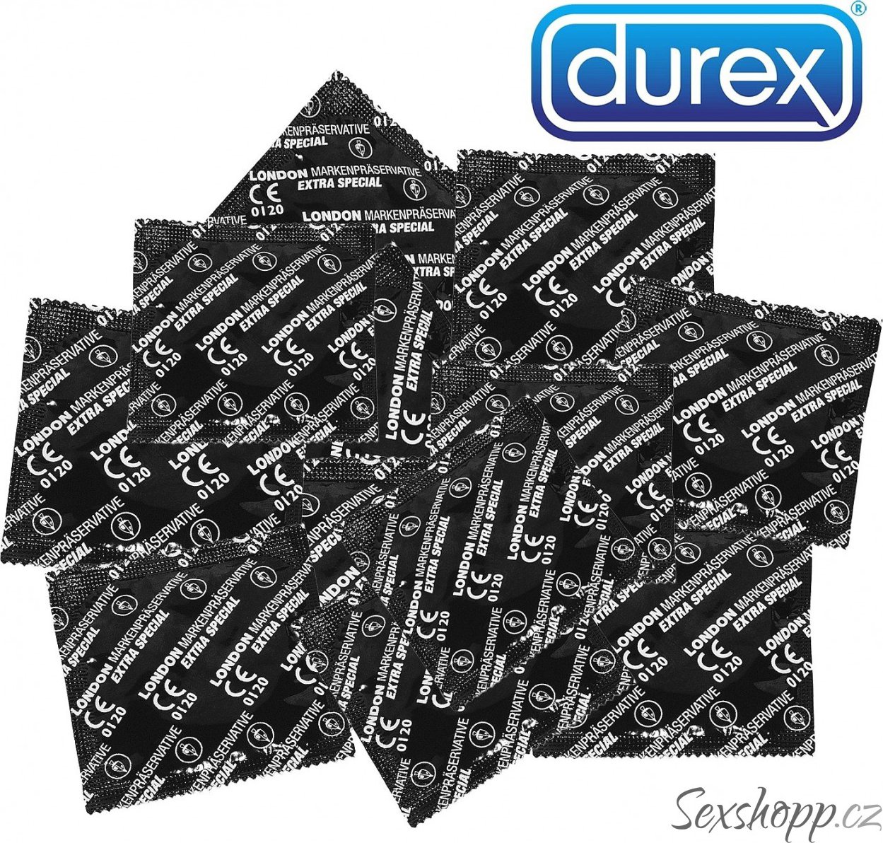 Balíček zesílených kondomů Durex LONDON EXTRA SPECIAL, 50 ks
