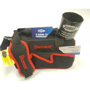 Brašna na nářadí STARRETT a hrnek na kávu KARAS