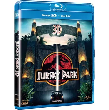 Blu-ray film Blu-ray Jurský park 3D + 2D (1993) 2 disky 
