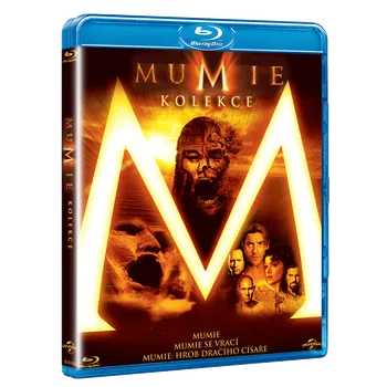 Blu-ray film Mumie 1-3 Kolekce (1999, 2001, 2008), 3Blu-ray