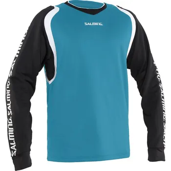 Salming Agon Longsleeve Jersey tyrkysový Florbalový dres Salming Agon Longsleeve Jersey tyrkysový