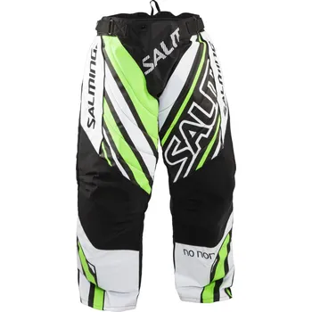 Florbalový dres Salming Phoenix Goalie Pant SR White/GeckoGreen