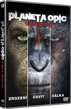 Sběratelská edice filmů DVD Kolekce Planeta opic: Trilogie (2017) 3 disky