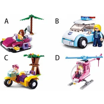 Stavebnice Sluban Sluban Girls Dream Holidays M38-B0600 Display - 4druhy / 8ks