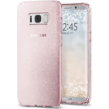Pouzdro na mobilní telefon Spigen Liquid Crystal Glitter pro Samsung Galaxy S8 Plus růžové