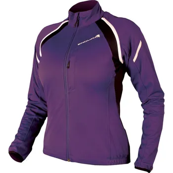Cyklistická bunda Endura Convert Softshell fialová dámská