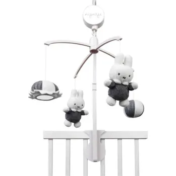 Kolotoč nad postýlku Tiamo Miffy Plyšový kolotoč zajíčci