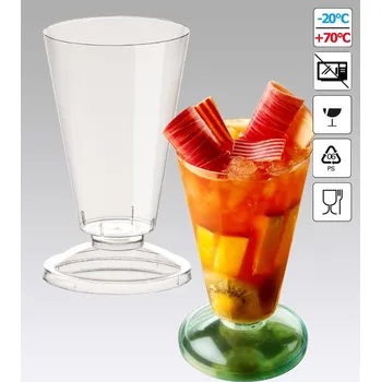 Jednorázové nádobí Víčko/nožička na pohárek Marianna POL410 100 ks/bal