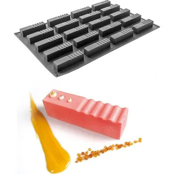 Nádoba na pečení Forma silikonová (20ks log) 12x3, v.3,2cm, 110ml