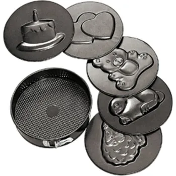 Forma na pečení Forma na dort otvírací s 6ti výměnnými dny prům.26cm, v.6cm