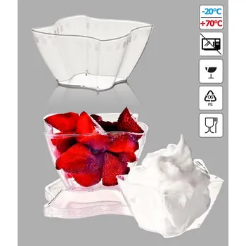 Jednorázové nádobí Pohárek PS Elika 250ml 50 ks/bal