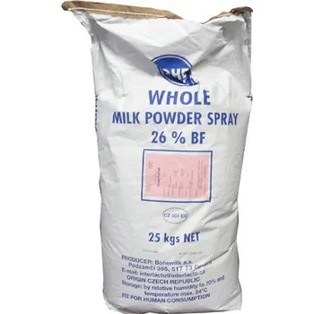 Sušené mléko 26% plnotučné (rozpustné) 25 kg/pytel