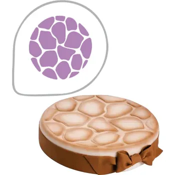 Šablona na dekoraci (kamenná dlažba) prům. 26cm, plast