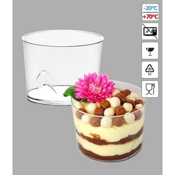 Jednorázové nádobí Pohárek PS Fly 200ml (čirý) 25 ks/bal