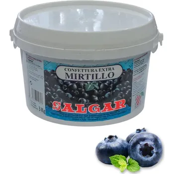 Džem extra 45% termostabilní (borůvka s kusy) 3 kg/kbelík