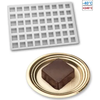 Forma na pečení Forma silikonová na nugátové pralinky (kostka) 2,3x2,3, v.1,4cm