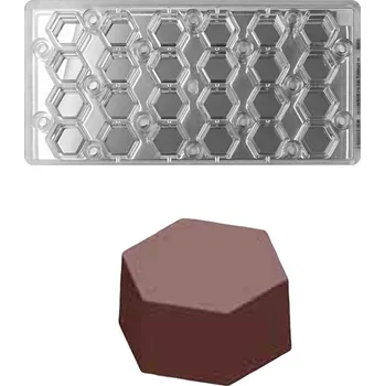 Forma na pečení Forma na pralinky magnetická (hexagon 7g) 4x6 tvarů/forma