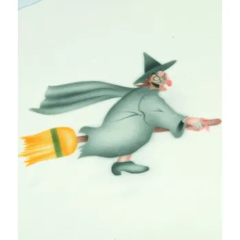 Stencil dekorační (čarodějnice na koštěti) 4 kroková