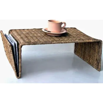 Servírovací stolek Ratanový servírovací stolek IRON SLIMIT GREY