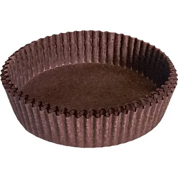 Jednorázové nádobí Košíček papírový prům. 80, v.20mm (celohnědý) 1000 ks/bal