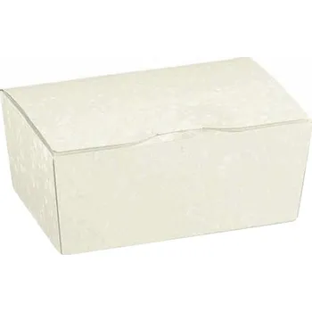 Dárková krabička Krabička "Ballotin" 103x67, v.45 mm (bílá s kruhy) 10 ks/bal