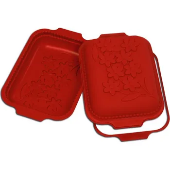 Forma na pečení Forma silikonová pekáč (květy) 28x21,5 v.5cm