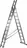 Aldotrade Profi třídílný hliníkový žebřík, 3x 13 příček