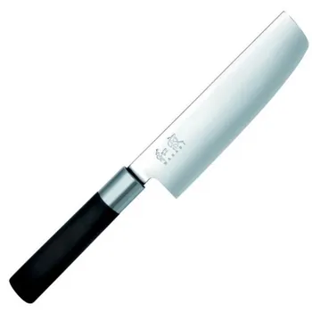 Kuchyňský nůž KAI Wasabi Black Nakiri nůž na zeleninu 16,5 cm