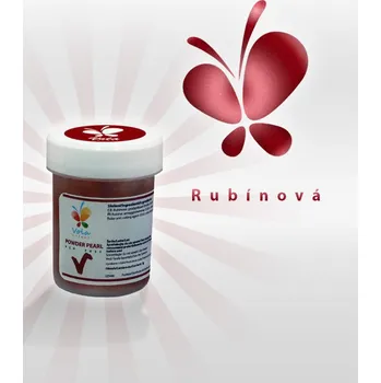 Potravinářské barvivo Barva v prášku perleťová AF, rubínová 5 g/kelímek