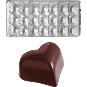 Forma na pečení Forma na pralinky (srdce 14g) 3x7 tvarů/forma