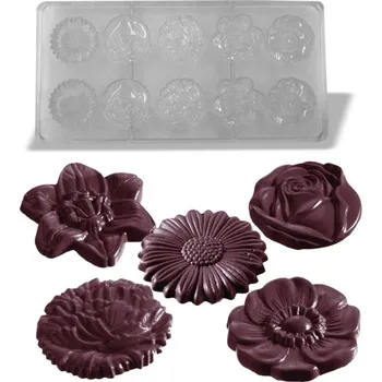 Forma na pečení Forma na pralinky (květy mix 6g) 2x5 tvarů/forma