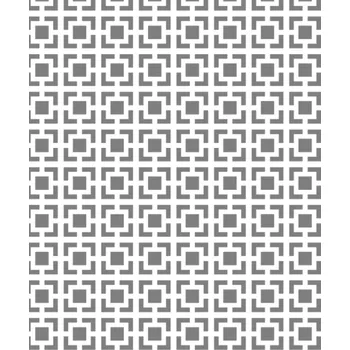 Šablona na dekoraci plátů (čtverce) 30x20cm, plast