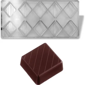Forma na pečení Forma na pralinky (kostka vroubkovaná 20g) 2x5 tvarů/forma
