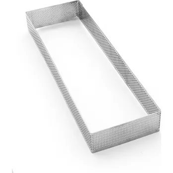 Forma na pečení Ráfek dortový nerez děrovaný (obdélník) 7x19, v.3,5cm