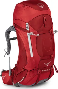 turistický batoh Osprey Ariel AG 55 Picante Red