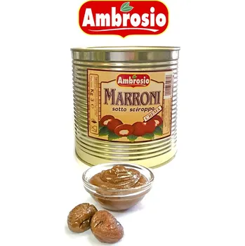 Krém kaštanový Ambrosio (termostabilní) 3 kg/plechovka