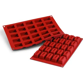 Forma na pečení Forma silikonová (25ks cihlička malá) prům.4,1x2,3, v.2cm