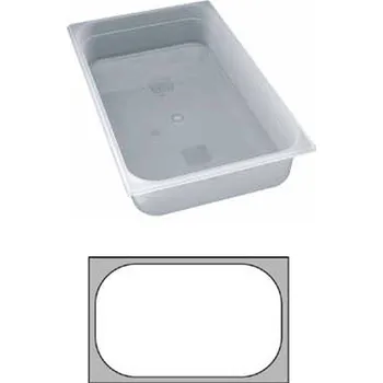 Plech na pečení GN 1/1 v.15cm polypropylen 53x32,5cm, 18 lt