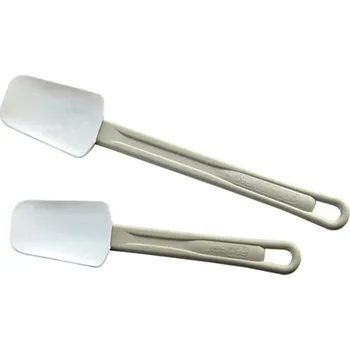 Stěrka silikonová, tvar lžíce, rukojeť nylon PA+ do 220 °C d.33cm