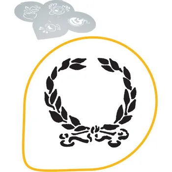 Šablona na dekoraci (věnec vítězů) prům. 26cm, plast