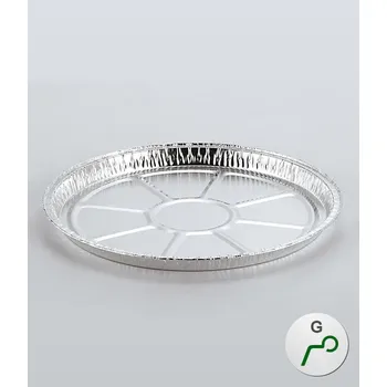 Jednorázové nádobí Miska ALU kulatá typ G,620ml (prům. 232, v.16mm) 50 ks/bal