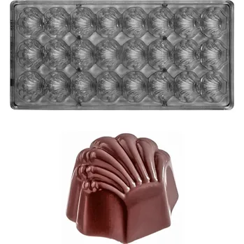 Nádoba na pečení Forma na pralinky (mušle 14g) 3x8 tvarů/forma