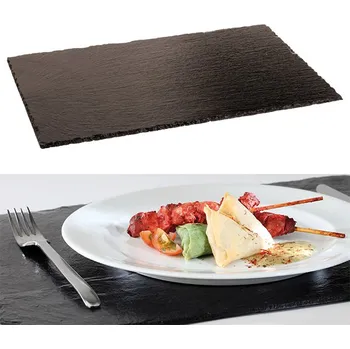 Servírovací deska, podnos z přírodní břidlice GN 1/4 26,5x16,5cm