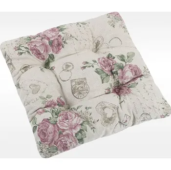 Podsedák Bellatex Ivo 40 x 40 cm pivoňka