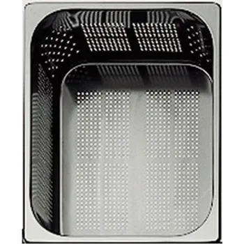 Nerezový dřez GN 1/2 v.20cm nerez děrovaná 32x26,5cm, 13 lt