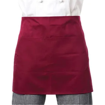 Pracovní zástěra Zástěra barmanská krátká (bordó) univerzální velikost