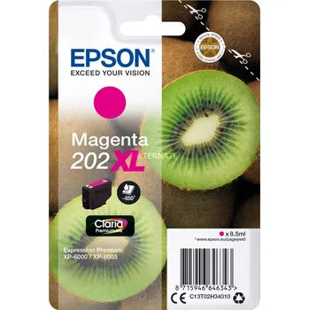 Cartridge Epson 202XL, C13T02H34010 - originální (Purpurová)
