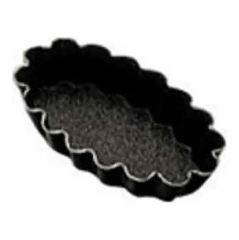 Forma na pečení Formička košíček oválný vroubkovaný 4,5cm v. 1,2cm