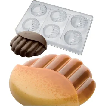 Forma na pečení Forma na čokoládové tlapičky 35g (Snack Cabosse 35g) 3x2 tvary/forma