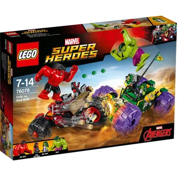 Stavebnice LEGO LEGO Super Heroes 76078 Hulk vs. Červený Hulk 